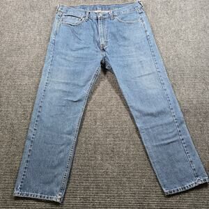 Levi’s 505 Jeans Men's 38x30 Blue Regular Fit Straight Leg